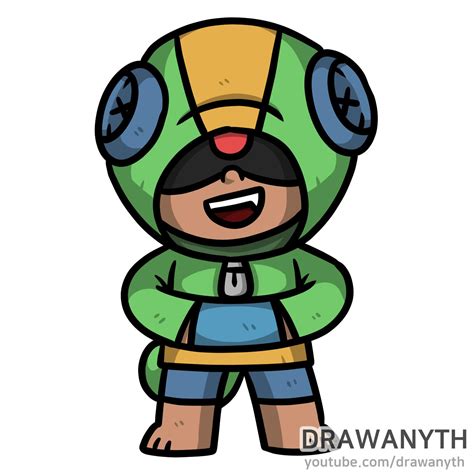 dessin brawl stars leon|How to Draw Leon from Brawl Stars